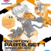 BANDAI 30MS Option Parts Set 1 (Speed Armor) 1 BANDAI 30MS Option Parts Set 1 (Speed Armor) -Bandai Soldes Boutique 30ms op01 option parts set 1 speed armor boxart