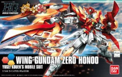 BANDAI GUN82189 GUNPLA HGBF 1/144 WING GUNDAM ZERO HONOO