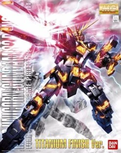 BANDAI GUN16188 GUNPLA MG 1/100 GUNDAM RX-0 BANSHEE TITANIUM