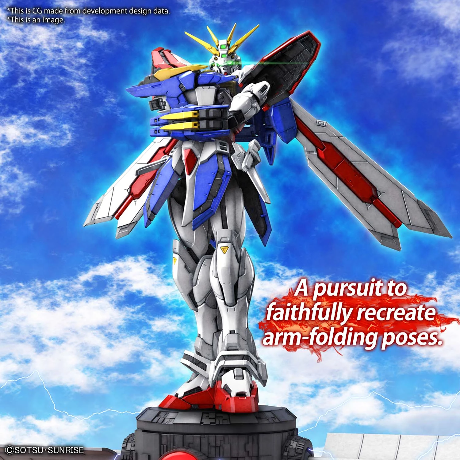 BANDAI GUNPLA RG 1/144 GUNDAM GOD 5 BANDAI GUNPLA RG 1/144 GUNDAM GOD – Image 3