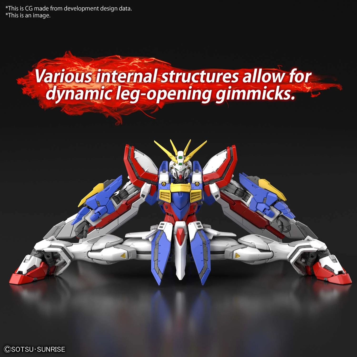 BANDAI GUNPLA RG 1/144 GUNDAM GOD 10 BANDAI GUNPLA RG 1/144 GUNDAM GOD – Image 8