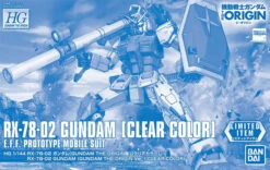 BANDAI HG 1/144 Rx-78-02 Origin Ver Clear Color