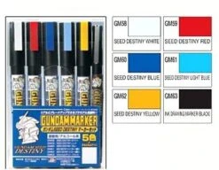BANDAI GUNPLA MARKER SEED SET 6 GUNDAM