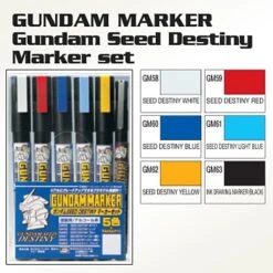 BANDAI GUNDAM MARKER SEED DESTINY SET 6