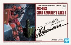 BANDAI HG 1/144 MS-05S CHAR AZNABLE S ZAKU I (LIMITED MODEL)