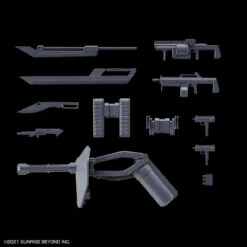 BANDAI KYOUKAI SENKI HG 1/72 AMAIM Warrior At The Borderline Weapon Set 2 -Bandai Soldes Boutique kshg amaim warrior weapon set 2 1