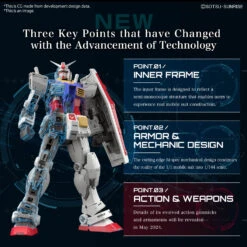 BANDAI RG 1/144 RX-78-2 Gundam Ver.2.0 -Bandai Soldes Boutique rg rx782 v2 o6o