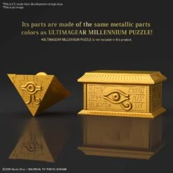 BANDAI YU-GI-OH SARCOPHAGUS FOR MILLENNIUM PUZZLE -Bandai Soldes Boutique ultimagear gold sarcophagus for millennium puzzle o3