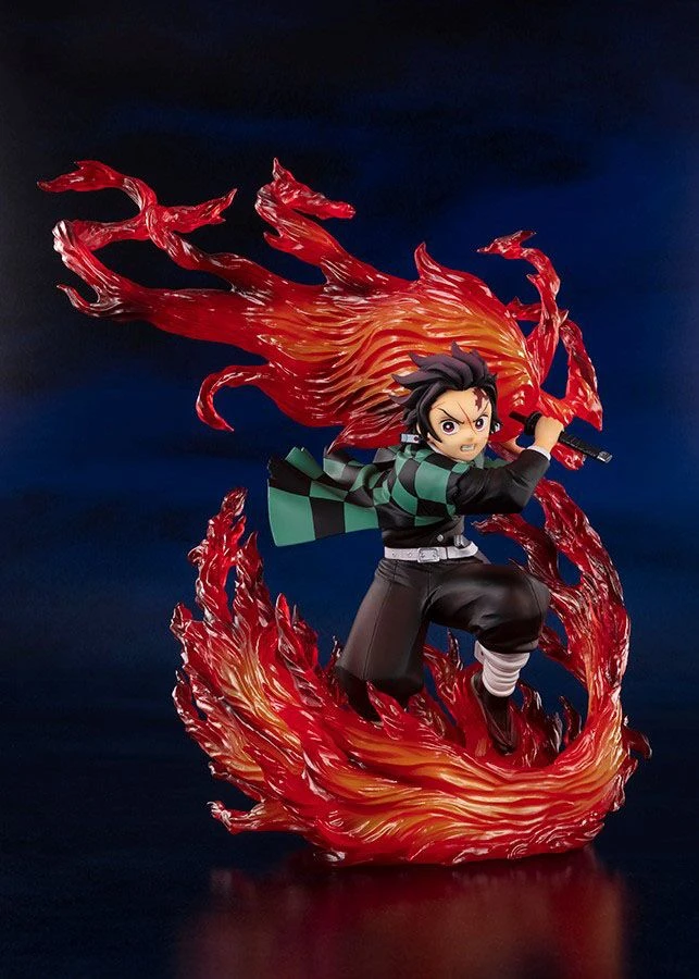 BANDAI DEMON SLAYER: KIMETSU NO YAIBA STATUETTE PVC FIGUARTSZERO KAMADO TANJIRO (HINOKAMI KAGURA) 21 CM 10 BANDAI DEMON SLAYER: KIMETSU NO YAIBA STATUETTE PVC FIGUARTSZERO KAMADO TANJIRO (HINOKAMI KAGURA) 21 CM – Image 8