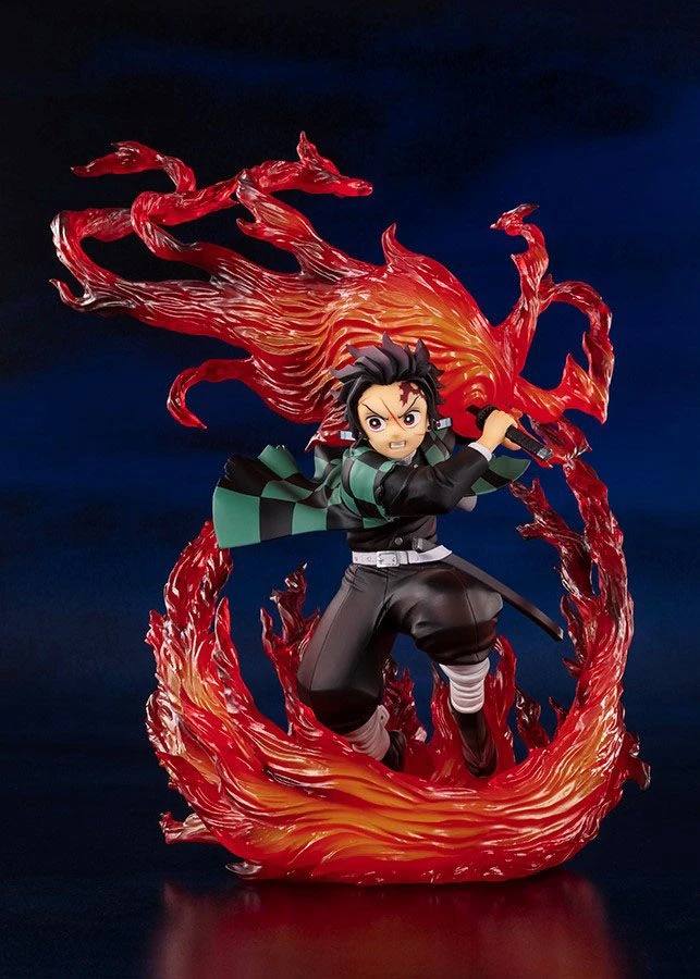 BANDAI DEMON SLAYER: KIMETSU NO YAIBA STATUETTE PVC FIGUARTSZERO KAMADO TANJIRO (HINOKAMI KAGURA) 21 CM 9 BANDAI DEMON SLAYER: KIMETSU NO YAIBA STATUETTE PVC FIGUARTSZERO KAMADO TANJIRO (HINOKAMI KAGURA) 21 CM – Image 7