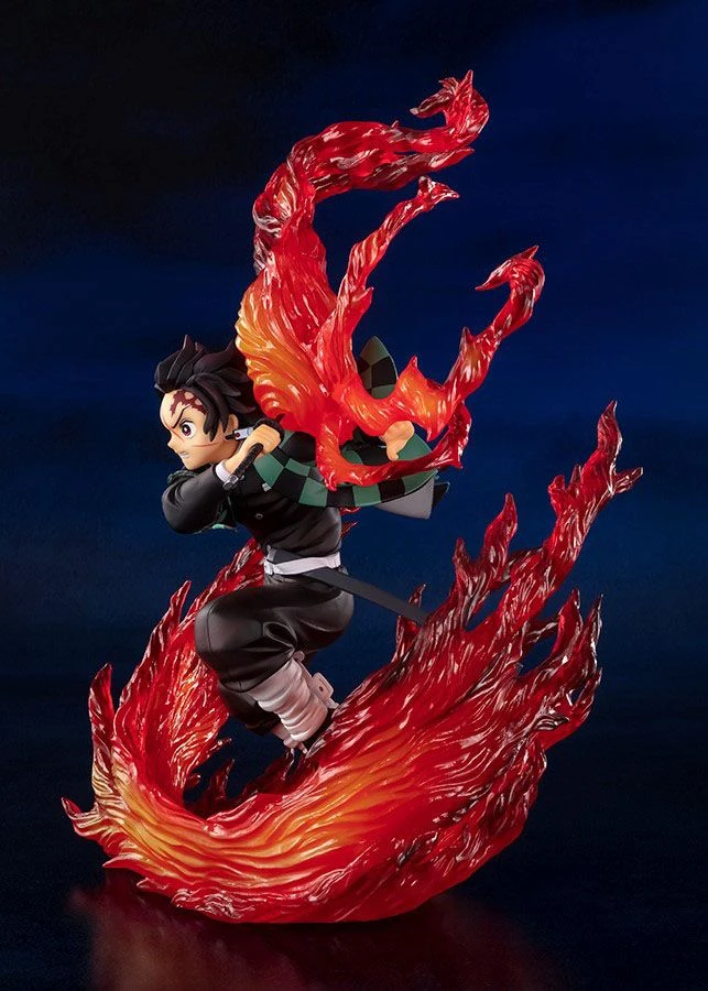 BANDAI DEMON SLAYER: KIMETSU NO YAIBA STATUETTE PVC FIGUARTSZERO KAMADO TANJIRO (HINOKAMI KAGURA) 21 CM 8 BANDAI DEMON SLAYER: KIMETSU NO YAIBA STATUETTE PVC FIGUARTSZERO KAMADO TANJIRO (HINOKAMI KAGURA) 21 CM – Image 6